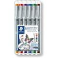 Pikkukuva 1 / 3: Staedtler Fineliner pigment liner -kuitukärkikynä, 0.3 mm, 6 kpl