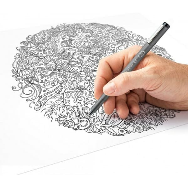 Staedtler Pigment Liner 308 fiberpennor 0.01-0.8 mm, 6 st
