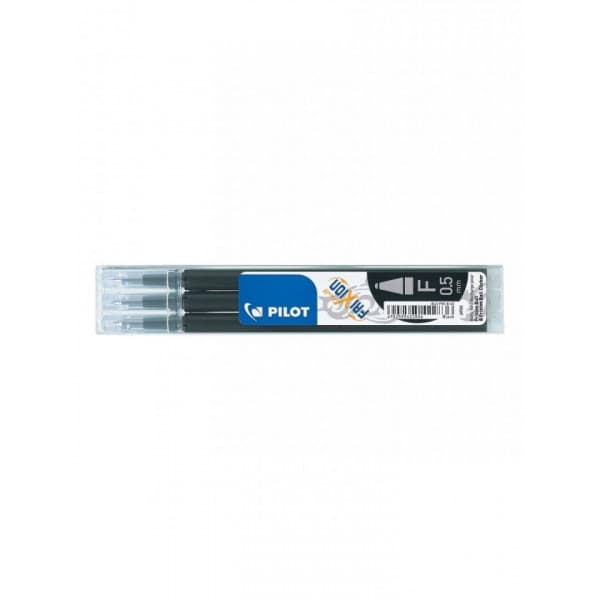 Pilot FriXion Clicker ‐vaihtomustesäiliö, 0,5 mm, musta
