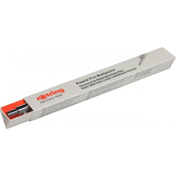 Rotring Rapid Pro Bollpenna - teknisk kulspetspenna, 0,5 mm, silverfärgad kropp