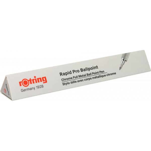 Rotring Rapid Pro Bollpenna - teknisk kulspetspenna, 0,5 mm, silverfärgad kropp