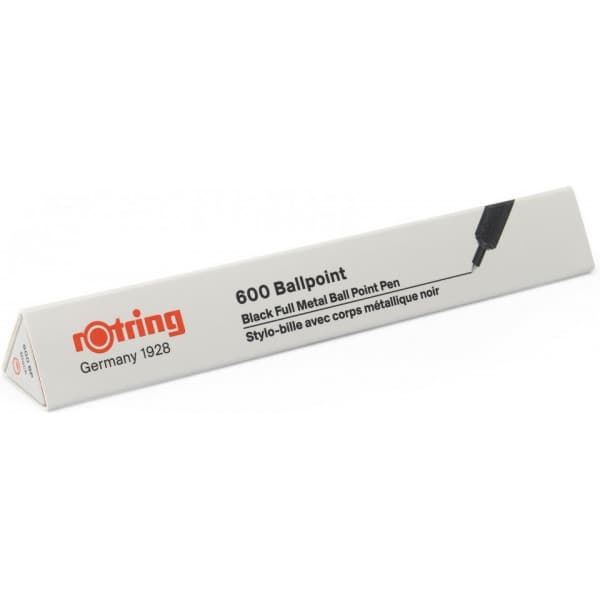 Rotring 600 Ballben Black -kulspetspenna