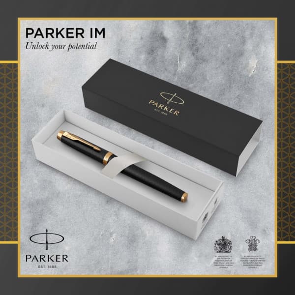 Parker IM Premium Black/Gold G.T -pennan, svart/guld
