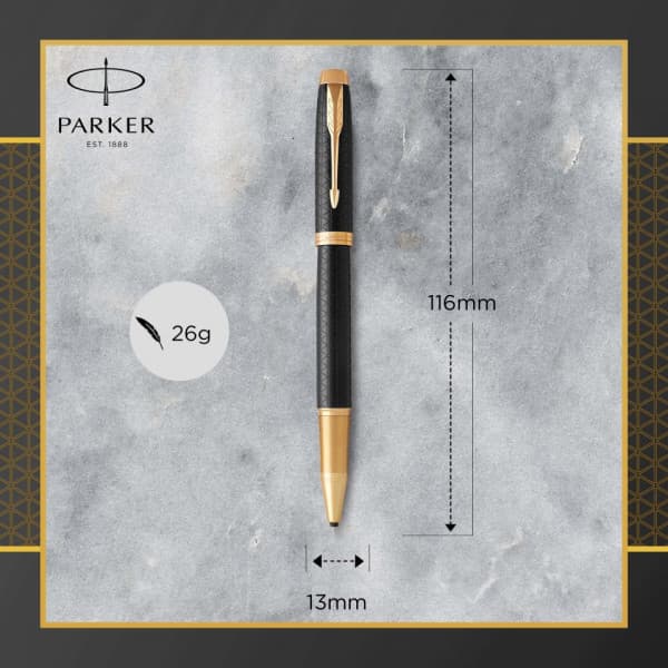 Parker IM Premium Black/Gold G.T -pennan, svart/guld
