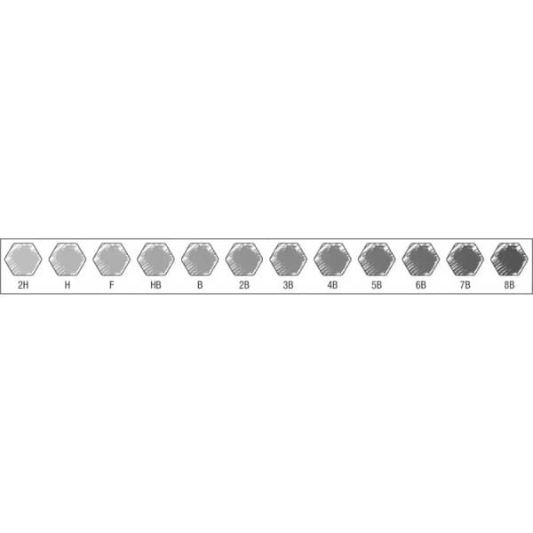 Faber-Castel Art Set 9000, 8B-2H, 12 kynää