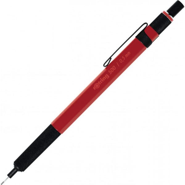Rotring 500 Penna med mekanism - blyertspenna, 0,5 mm, röd
