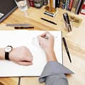 Miniatyrbild 7 av 8: Rotring Rapid PRO Chrome Penna - mekanisk blyertspenna, 0,5 mm, silverfärgad kropp