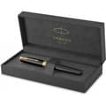 Miniatyrbild 4 av 4: Parker Sonnet Black Lacquer G.T Fyllepenna - svart kropp