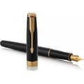 Miniatyrbild 2 av 4: Parker Sonnet Black Lacquer G.T Fyllepenna - svart kropp