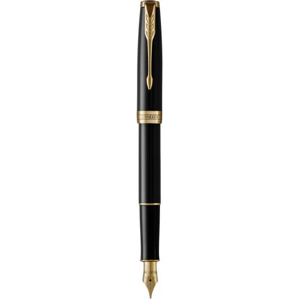 Parker Sonnet Black Lacquer G.T Fyllepenna - svart kropp