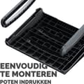 Miniatyrbillede 4 af 8: Fellowes Breyta Fodstøtte - Sort