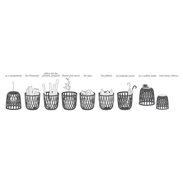 Prosperplast Uniqubo 35l 39x39x40 Cm Multifunktionskurv Med Låg