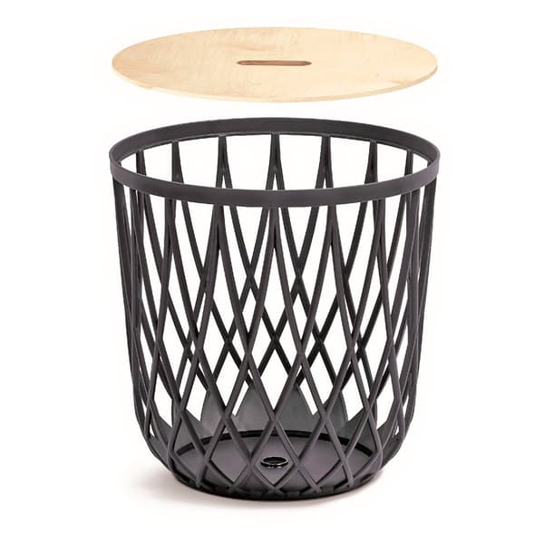 Prosperplast Uniqubo 55l 44.7x44.7x45 Cm Flerfunktionskorg Med Lock