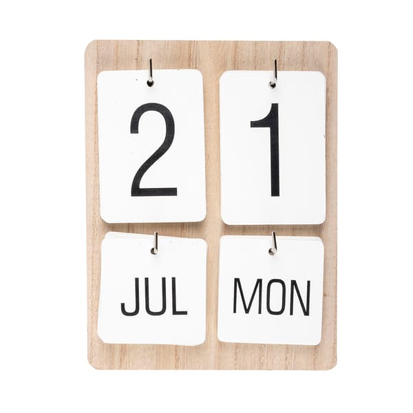 Vægkalender med kort