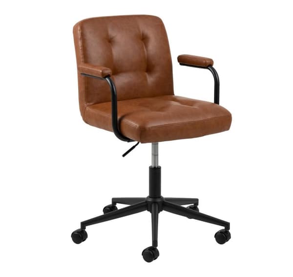Skrivbordsstol COSMO brun