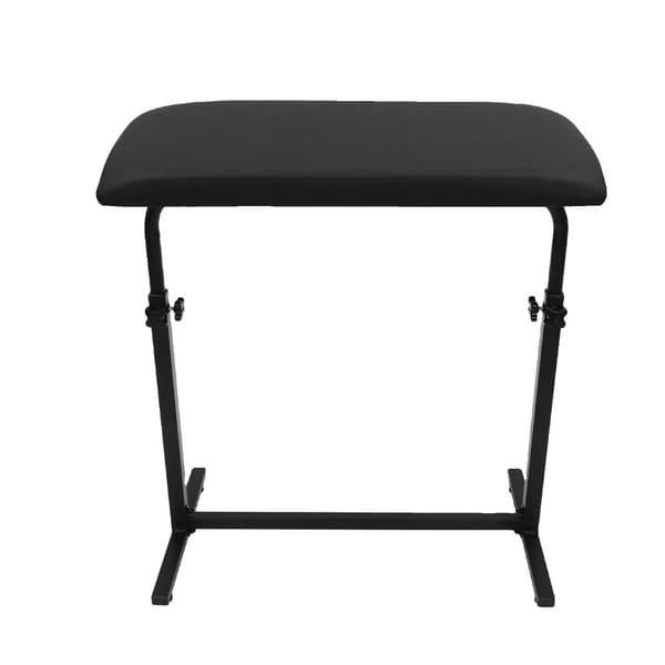 Justerbar tatoveringsarmstøtte, 340° roterbar panel, højdeområde 67-100 cm,sort
