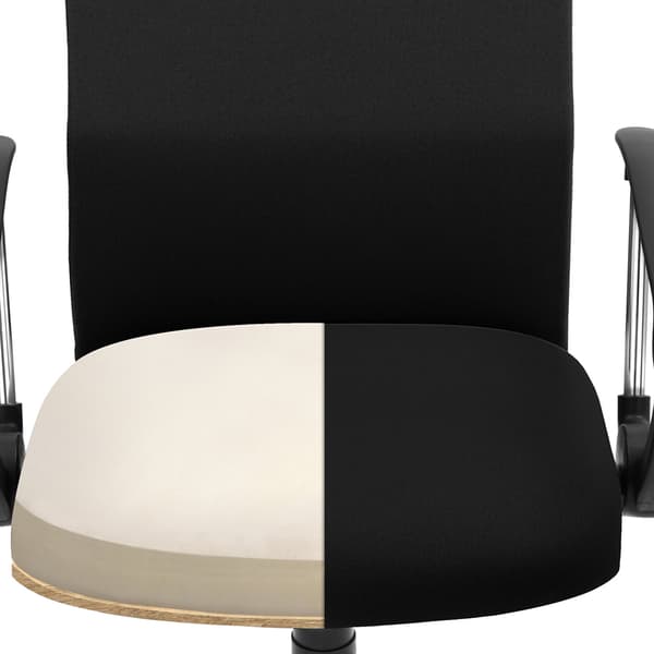 Ergonomisk kontorstol med hjul - Grå