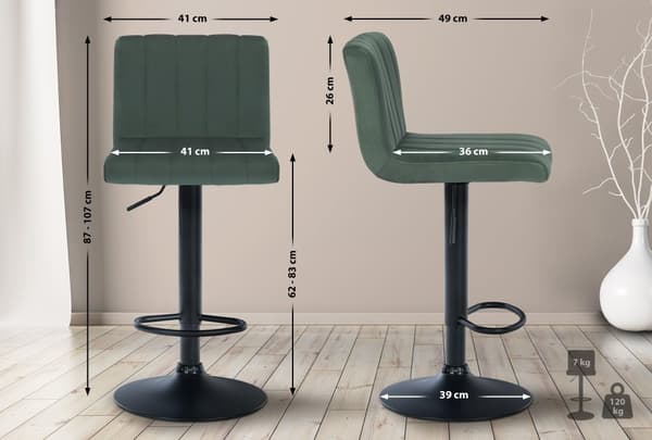 Baarijakkara Jamie Vihreä 2kpl
