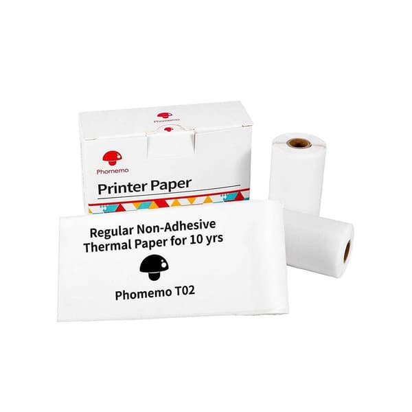 Termopapir 53 mm x 6,5 m - 3-pakning for Phomemo-skrivere