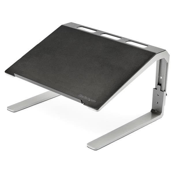 StarTech.com LTSTND Laptop Riser (Adjustable Laptop Stand, Heavy-Duty Steel & Aluminum, 3 Height Settings, Reclining, Ergonomic) - Notebook Stand - De