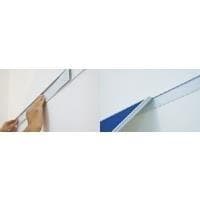 FRANKEN PRO vægskinnesæt, 2.000 x 60 mm, sølv, tykkelse: 15 mm, kan mærkes, lavet af metal (WS8200)