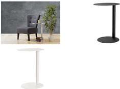 PAPERFLOW sidebord hvidt rundt (TA40.13)