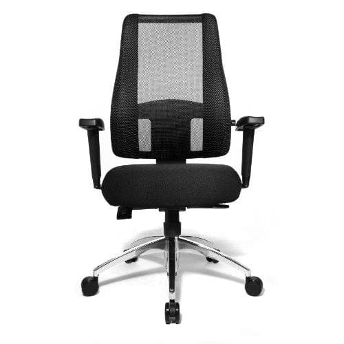 Topstar "Lady Sitness Deluxe" toimistokääntötuoli, musta Päällinen: 100% polyesteriä, jatkuva istuinkorkeuden säätö, - 1 kpl (LT29BT W500)