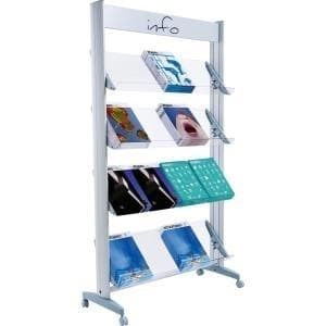 PAPERFLOW brochurestativ 16.A4TT.35 alu (16.A4TT.35)