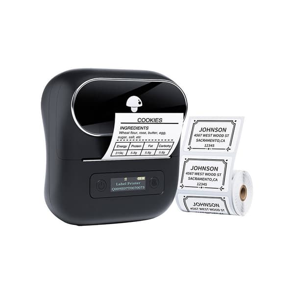 Phomemo M110 bærbar labelprinter med termisk teknologi - Svart