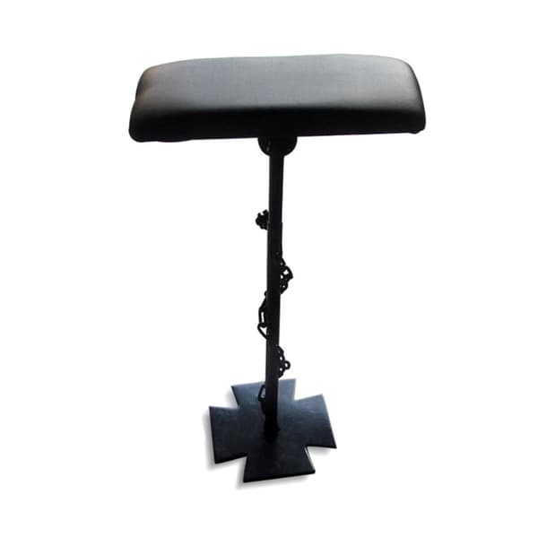 Tatueringsarmstöd, Justerbar Höjd 26,77-39,37 tum, 180° Tiltvinkel, 360° Rotation,svart
