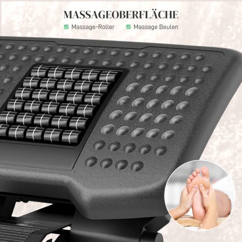 Justerbar fotpedal, ergonomisk design, halkfri stabilitet, höjdjusterbar