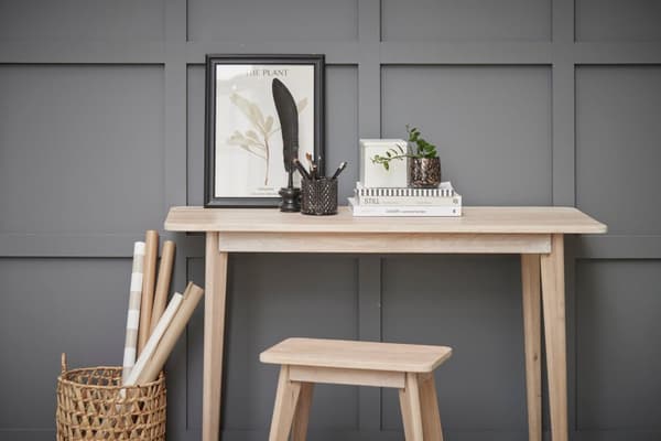 FURNLUX SKRIVBORD ELLIE BEIGE 55CM