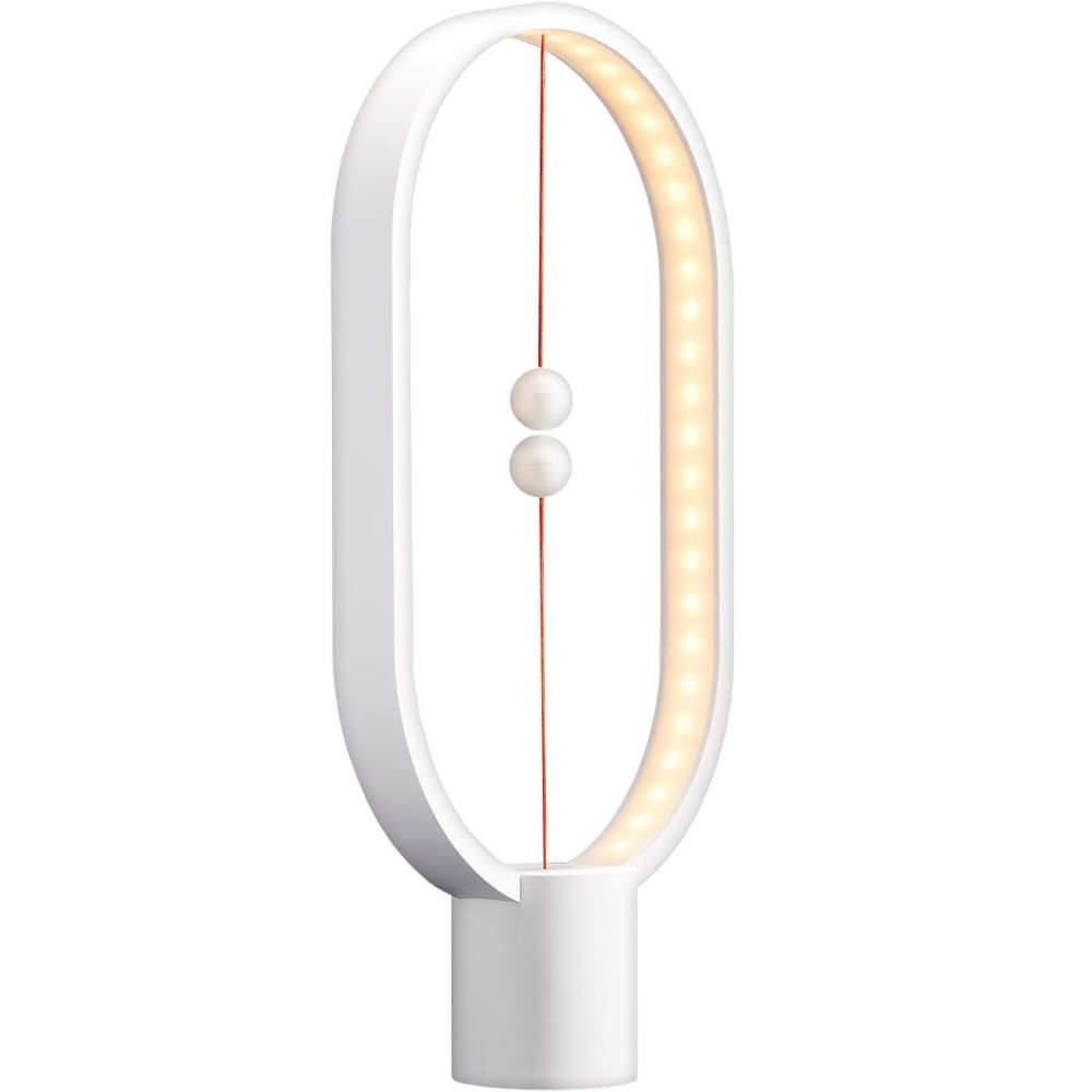Heng Balance Lamp, Bordlampe - Oval - Hvit