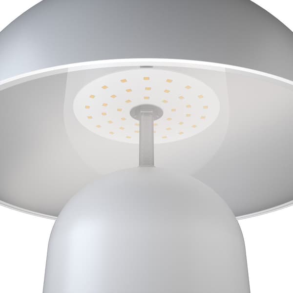 Lille bordlampe Kade, dæmpbar - hvid