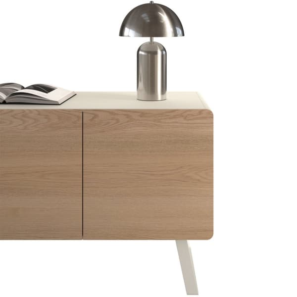 Lille bordlampe Altea, 40W - Mat nikkel