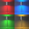 Miniatyrbillede 11 af 11: Bordlampe Corly, LED, 7 lysfarver, dæmpbar - hvid