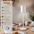 Miniatyrbillede 2 af 11: Bordlampe Corly, LED, 7 lysfarver, dæmpbar - hvid