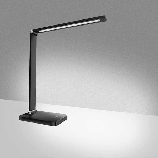 Bordlampe Novaly, LED, dæmpbar, foldbar, 5W - sort,pr. stk.