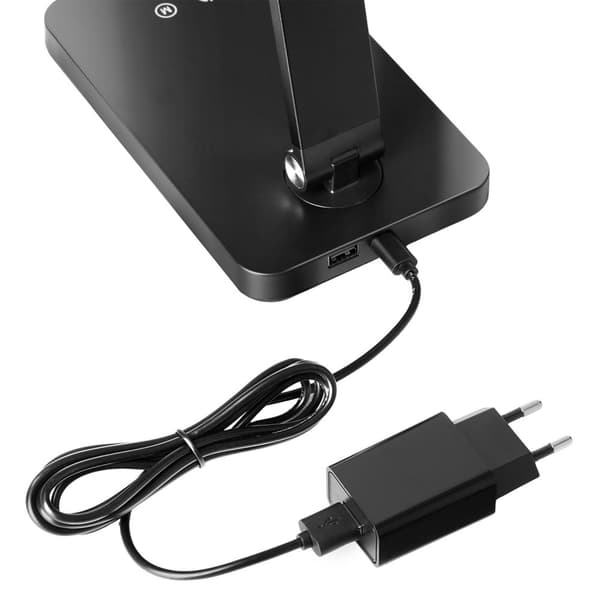 Bordlampe Novaly, LED, dæmpbar, foldbar, 5W - sort,pr. stk.