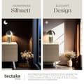Miniatyrbild 3 av 9: Liten bordslampa Altea, 40W - Matt nickel