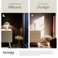 Miniatyrbild 3 av 9: Liten bordslampa Kade, dimbar - vit