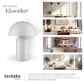 Miniatyrbild 5 av 9: Liten bordslampa Kade, dimbar - vit