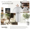 Miniatyrbild 7 av 9: Liten bordslampa Kade, dimbar - vit