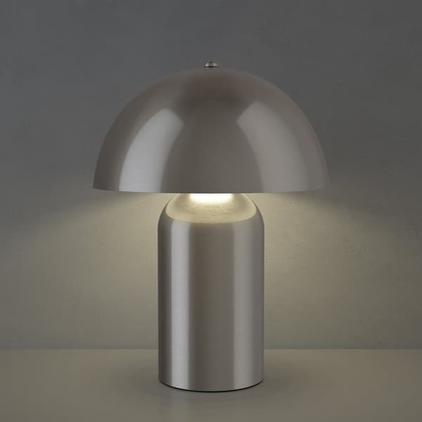 Liten bordslampa Kade, dimbar - Matt nickel