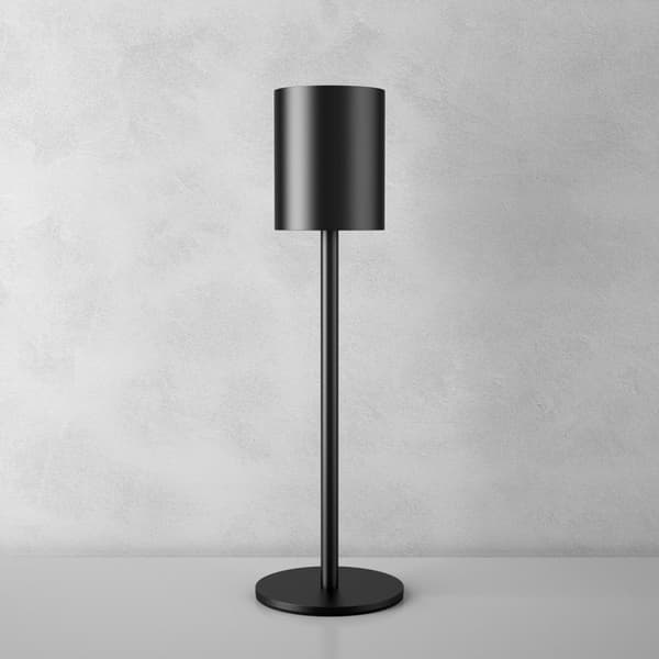 Bordslampa Corly, LED, 7 ljusfärger, dimbar - svart