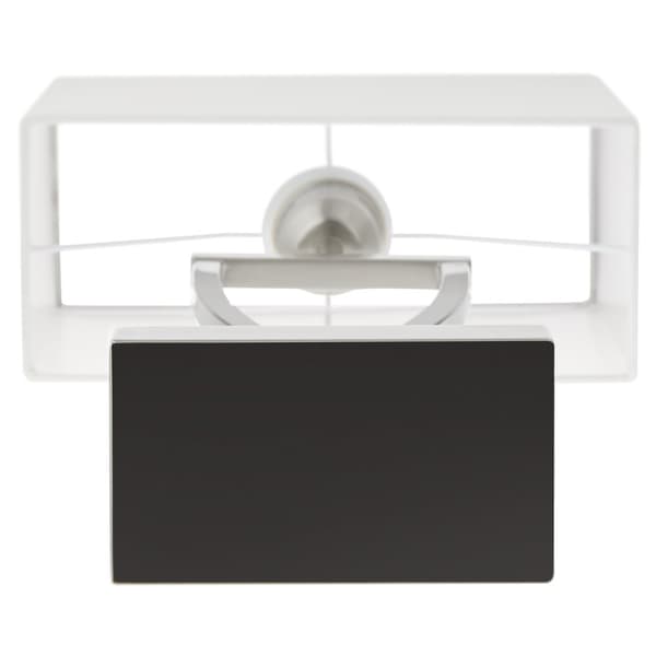 Bordslampa Avina i modern design, 60W - Nickelfärgad