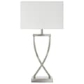 Miniatyrbild 7 av 8: Bordslampa Avina i modern design, 60W - Nickelfärgad