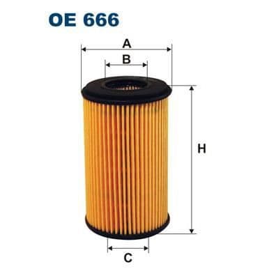 FILTRON Oe666 Oliefilter
