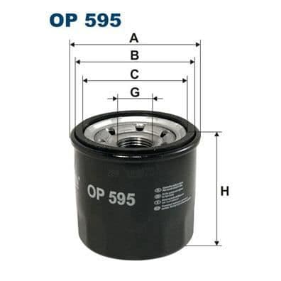 FILTRON Oljefilter OP595