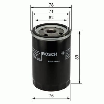 BOSCH öljynsuodatin 0451103050